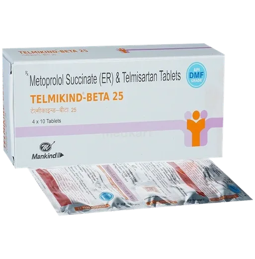 telmikind beta 25mg tablet 10's